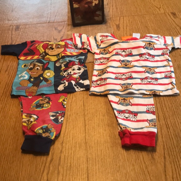 Bundle of 6 boys pj sets - Picture 2 of 4